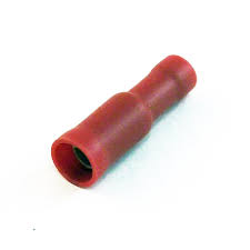 TERMINAL RED BULLET FEMALE 4MM (P/100)