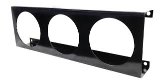 BRACKET 3 HOLE TRUCK LIGHT BLACK