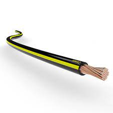 CABLE 1.6MM BLACK/YELLOW TRACER 30M
