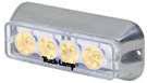 LAMP STROBE 4-LED AMBER 10-30V RECTANGULAR