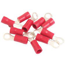 TERMINAL RED 3MM EYE (P/100)