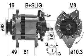 ALTERNATOR 12V 50A ISUZU 2.5/2.8 2PIN (L-S)