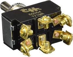 SWITCH TOGGLE ON-OFF-ON MOMENTARY(SPRING LOADED)