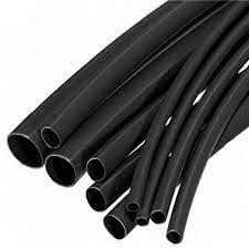 SLEEVING PVC 4MM BLACK