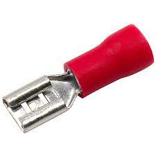 TERMINAL RED PUSH-ON 4.8MM (P/100)
