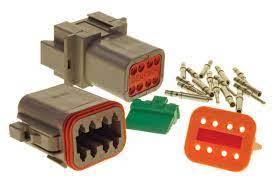 PLUG DEUTSCH 8WAY MALE WITH TERMINAL