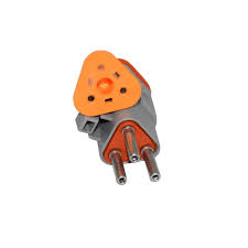 PLUG DEUTSCH 3WAY MALE WITH TERMINAL