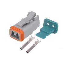 PLUG DEUTSCH 2WAY FEMALE WITH TERMINAL