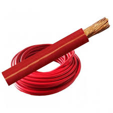 CABLE BATTERY 50MM 10M RED