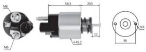 SOLENOID 12V CHEROLET SPARK/OPEL CORSA